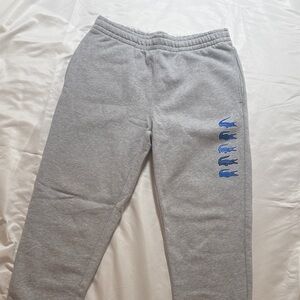 Men’s Lacoste Gray Joggers with Blue Details